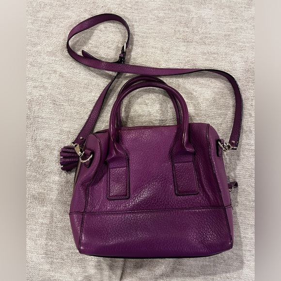 Kate Spade VIOLET PURPLE Shoulder Bag All Pebble Leather Purse - Picture 6 of 12